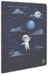  Gipta Тетрадка Astral, 13 x 21 cm, бяла хартия, широки редове, картонена корица, 60 листа снимка 1