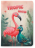 Gipta Тетрадка Tropic Notes, A4, бяла хартия, широки редове, картонена корица, 60 листа снимка 2