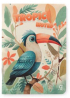 Gipta Тетрадка Tropic Notes, A4, бяла хартия, широки редове, картонена корица, 60 листа снимка 1