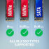 Кабел/адаптер Dock USB3 M.2 NVMe + SATA SSD, AXAGON ADM2-AM снимка 2