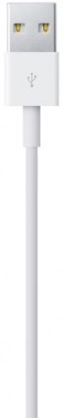 USB кабел Apple, USB към Lightning, 1 м, бял снимка 2
