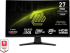 Монитор Геймърски MSI MAG 274CXF, 27", 0.5ms, 280Hz, Rapid VA, 1920x1080 (FHD), CURVE 1500R, DP(1.2a), 2xHDMI 2.0b, Tilt, VESA, Черен снимка 1