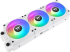 Вентилатор Thermaltake CT140 EX Reverse ARGB Sync PC Cooling Fan 3 Pack Magnetic Connect White снимка 4