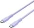 Кабел/адаптер CANYON cable OnWire 60CL C-C 60W COLOR Braided 1m Purple снимка 2