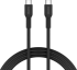 Кабел/адаптер CANYON cable OnWire 60CL C-C 60W COLOR Braided 1m Black снимка 1