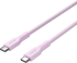Кабел/адаптер CANYON cable OnWire 60CL C-C 60W COLOR Braided 1m Pink снимка 2