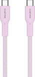 Кабел/адаптер CANYON cable OnWire 60CL C-C 60W COLOR Braided 1m Pink снимка 3
