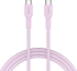 Кабел/адаптер CANYON cable OnWire 60CL C-C 60W COLOR Braided 1m Pink снимка 1