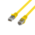  Patch cable U-UTP, Cat.5e, LSZH, CCA yellow 0, 5 m снимка 3
