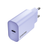 Кабел/адаптер CANYON charger OnCharge 30CL Max Power 30W 1xPD EU Purple снимка 3