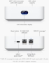  Firewall Ubiquiti UX7, UniFi, WIFI 7, 1x10G WAN, 1x2.5G LAN, USB-C снимка 5