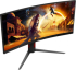 Монитор AOC CU34G4, 34" Curved 1500R VA WLED, 3440x1440 180Hz, 1ms GtG, 0.5ms MPRT, 300cd m-2, 2xHDMI, DP снимка 4