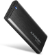 Кутия/Чекмедже за HDD AXAGON EEM2-SD2 USB-C 3.2 Gen 2 - M.2 NVMe - SATA SSD 30-80mm ALU box grey, LCD display снимка 2