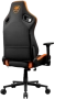 Геймърски стол Cougar Chair Defensor - Черен/Оранжев снимка 4