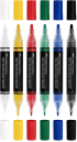 Faber-Castell Акрилен маркер Black Edition, 6 базови цвята снимка 3