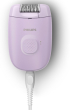 Епилатор Philips 2000 Series BRE237, 1 настройка на скоростта, капаче за масажиране, бръснеща глава с гребен, лилав снимка 2