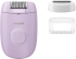 Епилатор Philips 2000 Series BRE237, 1 настройка на скоростта, капаче за масажиране, бръснеща глава с гребен, лилав снимка 1