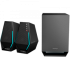 Озвучителна система Edifier G1500 MAX 2.1 Audio System, BT V5.3, USB, AUX, 2.5-inch Drivers, 4-inch Subwoofer, RGB Lighting, 30W (RMS), Black снимка 2