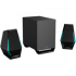 Озвучителна система Edifier G1500 MAX 2.1 Audio System, BT V5.3, USB, AUX, 2.5-inch Drivers, 4-inch Subwoofer, RGB Lighting, 30W (RMS), Black снимка 4