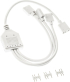 Кабел Kolink ARGB 1-3 Сплитер - 30 cm Бял снимка 2
