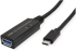 Roline 12.04.1065 :: Кабел USB 3.2 Gen Gen 1, Type-C към USB-A, M-F, удължител с усилвател, черен, 5.0 м снимка 2