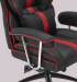 Гейминг стол White Shark GAMING CHAIR LE MANS Black/red снимка 3