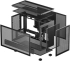 DeepCool кутия Case mATX - CH260 снимка 4