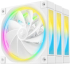 DeepCool Комплект вентилатори Fan Pack 3-in-1 3x120mm - FL12R White, Reverse, Addressable RGB снимка 1