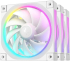 DeepCool Комплект вентилатори Fan Pack 3-in-1 3x120mm - FL12 White, Addressable RGB снимка 1
