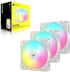 Вентилатор CORSAIR RS120 ARGB, 120mm ARGB Fan, Triple Pack снимка 2
