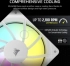 Вентилатор CORSAIR RS120 ARGB White, 120mm ARGB Fan, Triple Pack снимка 5