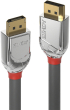 LINDY LNY-36301 :: DisplayPort 1.4 кабел, M-M, Cromo Line, сив, 1.0 м снимка 1