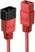 LINDY LNY-30123 :: Захранващ кабел IEC C19 към IEC C20, 16A, червен, 1.0 м снимка 1