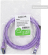 Медна пач корда Patch cable S-FTP Cat.6a 1.5m, Purple, Flex, C6A049S снимка 2