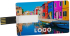 USB флаш памет Credit Card, USB 2.0, 32 GB, без лого, бяла снимка 4