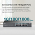 TP-Link LS1016G, 16-портов Gigabit настолен комутатор снимка 7