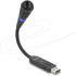 Микрофон с гъвкаво рамо Delock 66499 - USB и Mute бутон снимка 1