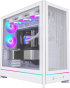 Montech кутия Case ATX - HS01 PRO (W) - 5 x 120 mm ARGB Fans, USB-C, White снимка 1