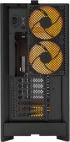 Montech кутия Case ATX - HS01 PRO (W) - 5 x 120 mm ARGB Fans, USB-C, Black снимка 7