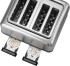  BUYDEEM 4 Slice Toaster, model DT640E, color Stainless Stell, EU снимка 5
