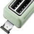 BUYDEEM 2 Slice Toaster, model DT620E, color Cozy Greenish, EU снимка 3