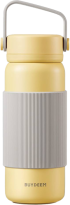 Продукт BUYDEEM Tea Infuser Thermos Bottle 400 ml, model CD1011, color Mellow Yellow снимка 1