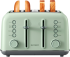  BUYDEEM 4 Slice Toaster, model DT640E, color Cozy Greenish, EU снимка 4