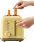  BUYDEEM 2 Slice Toaster, model DT620E, color Mellow Yellow, EU снимка 4