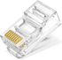 Конектор RJ45 8P8C за кръгъл кабел, категория 5е, 10 бр. снимка 5