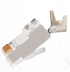  RJ45 конектор за кабел категория 6a, екраниран, 10 бр. снимка 5