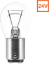 LED Крушка АВТОМОБИЛНА ЛАМПА 7537 P21/5W 24V BAY15d UNPACKED OSRAM снимка 14