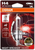 Автомобилна лампа Osram H4, 60/55W, 12V, P43T снимка 2