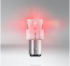 LED Крушка АВТОМОБИЛНА LED ЛАМПА 7528DRP-02B 12V P21/5W RED 1,7W BAY15D OSRAM снимка 2