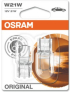 Продукт Автомобилна лампа Osram W21W 12V, W3x16d снимка 1